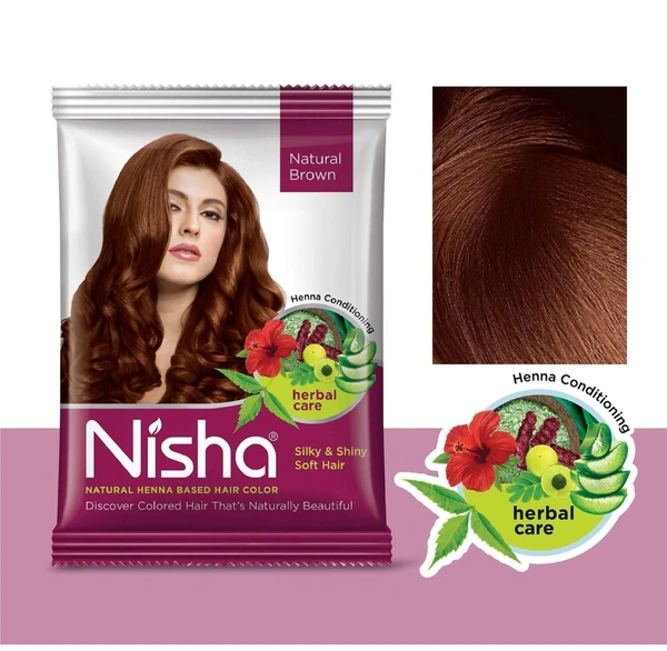 Nisha Henna Colour - Dark brown
