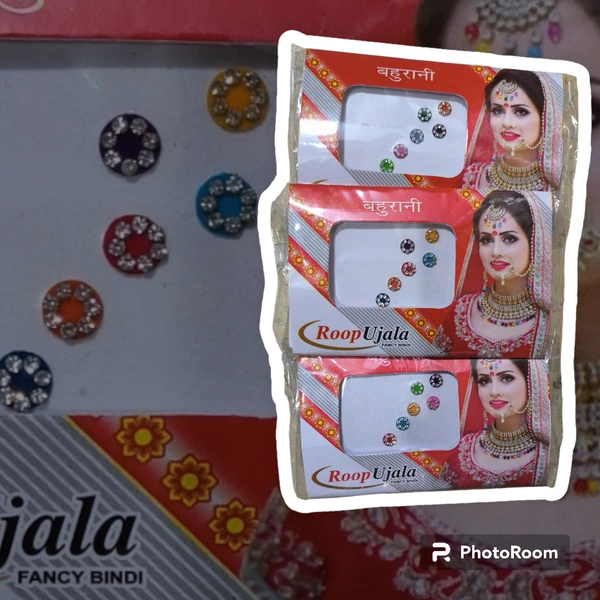 Fancy Bindi Pack Of 3 - Stiletto, Mix Colour