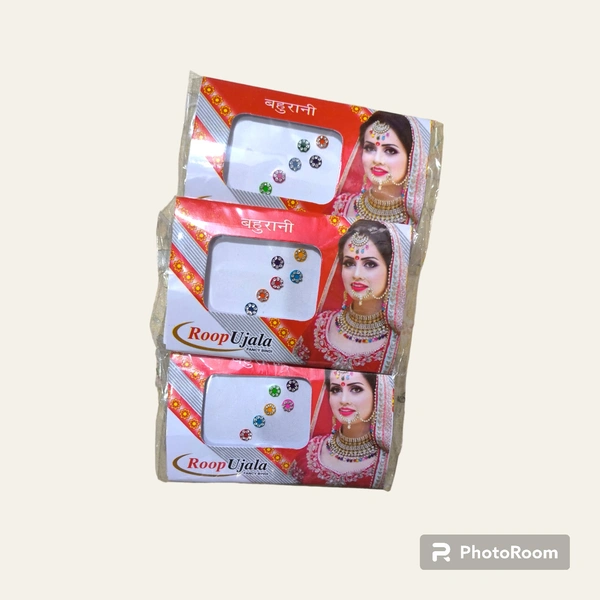 Fancy Bindi Pack Of 3 - Stiletto, Mix Colour