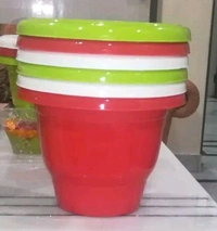 Plastic Pot 12" Mix Colour 