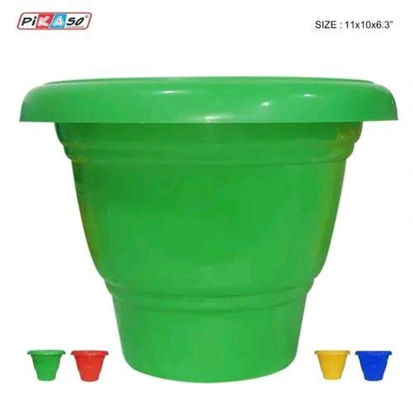 Plastic Pot 12" Mix Colour 