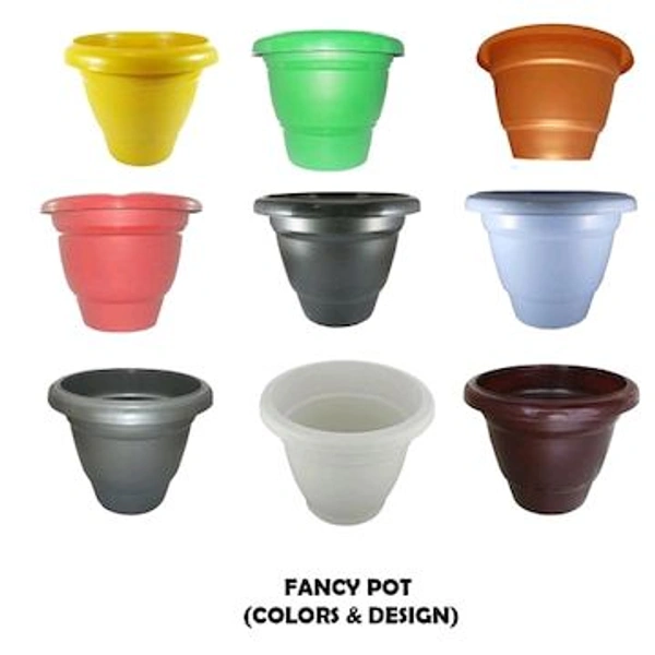Fancy  Pot 8,"( Mix Colour)