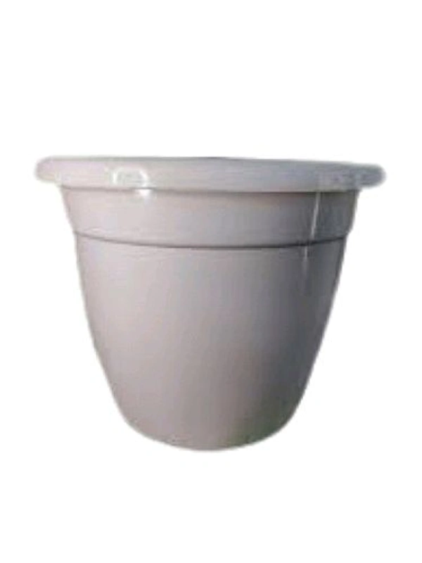 Plastic Pot 19" White