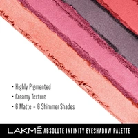 Lakmé Absolute Infinity Eye Shadow Palette 12 g - Multicolor