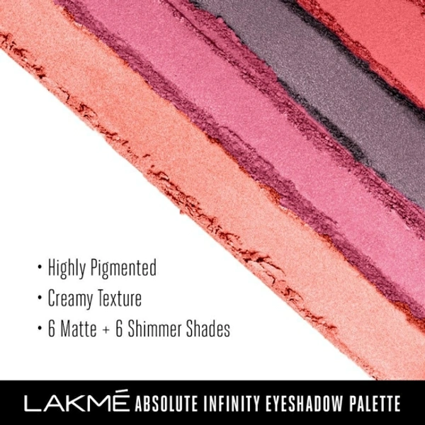 Lakmé Absolute Infinity Eye Shadow Palette 12 g - Multicolor