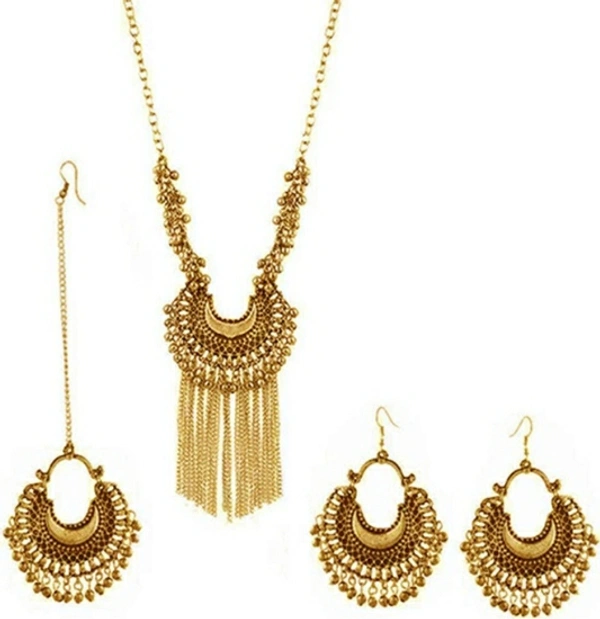PRASUB Silver Jewel Set - Gold
