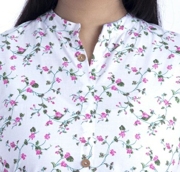 Bachuu Women Printed Straight Kurta - Blue, Grey, Blue, Pink, M, 14 Days Return Policy, No questions asked.