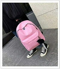 Nidhi Stylish Pink Backpack 20 L Backpack - 14 Days Return Policy, No questions asked., Black, Grey, Pink, Sky Blue, Capacity: 20 L