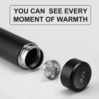 curve creation Smart Vacuum Flasks Stainless Steel Water Thermal Bottle LED Temperature Display 500 ml Bottle - Capacity: 500 ml, 7 Days Return Policy, No questions asked.