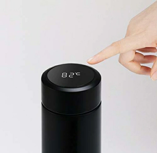 curve creation Smart Vacuum Flasks Stainless Steel Water Thermal Bottle LED Temperature Display 500 ml Bottle - Capacity: 500 ml, 7 Days Return Policy, No questions asked.