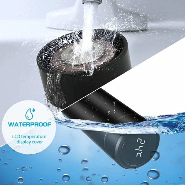 curve creation Smart Vacuum Flasks Stainless Steel Water Thermal Bottle LED Temperature Display 500 ml Bottle - Capacity: 500 ml, 7 Days Return Policy, No questions asked.
