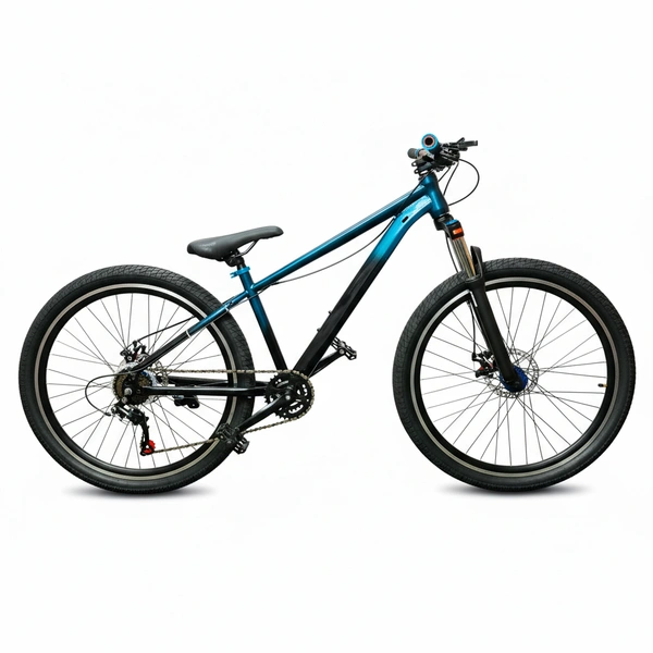 Custom Build Cycle With Steel Frame And Alloy Suspension And All MTB Bike Parts.