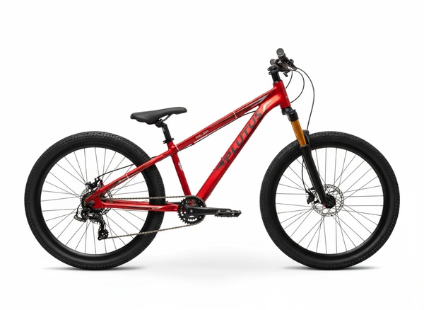 Custom Build MTB Stunt Cycle With Dual Shimano Hydraulic Disc Break And Air Suspension Fork