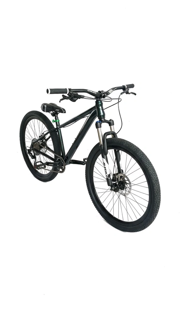 Custom Build MTB Stunt Cycle With Shimano Dual Hydraulic Disc Brake And Zoom Macera Suspension Fork 26" Wheel Size 14" Down Frame 1 X 10 Speed Shimano Group Set.