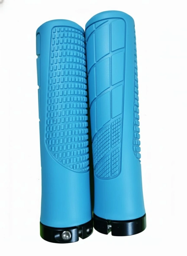  Lockon Grip For Cycle sky blue Color 