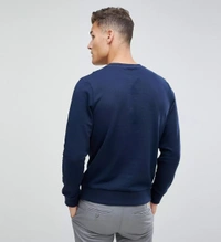 Essentials crew neck sweatshirt in navy - Cotton Fleece, XL