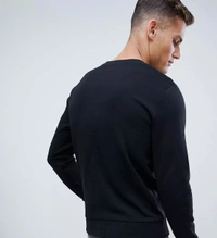 Essentials Black Sweatshirt - cotton fleece, XL