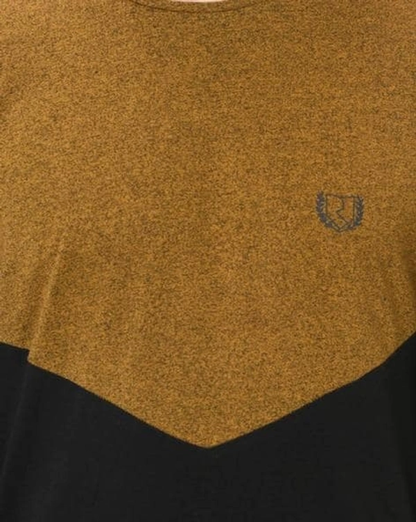 Striped Slim Fit Crew- Neck T-shirt - cotton blend, L (Chest Size: 40 in, Length Size: 28 in) 
