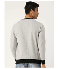 Harbor N Bay Grey Sweatshirt - cotton blend, S (Chest Size: 39 in, Length Size: 27 in, Waist Size: 37 in)