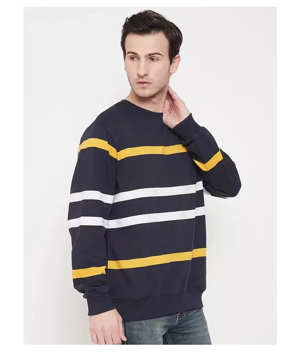 Men's Multi Full Sleeves Hooded Colorblocked Sweatshirt - cotton blend, M (Chest Size: 42 in, Length Size: 27 in) 