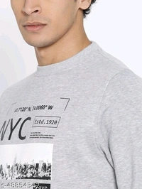 Graphic Print Full Sleeves Sweatshirt - cotton, M (Chest Size: 40 in, Length Size: 26 in) 