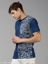 Half Bandanna Print T-shirt - cotton, XXL