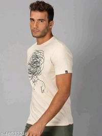 Graffiti Half Sleeve T-shirt - cotton, S (Chest Size: 38 in) 