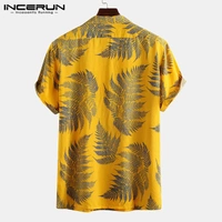 Floral Print Half Sleeve Shirt - cotton, XL (Chest Size: 45 in, Length Size: 30 in) 