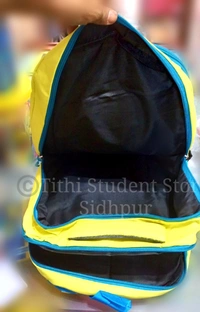 Designer Backpack TSS 122275 - Black + Blue , Black + Blue 