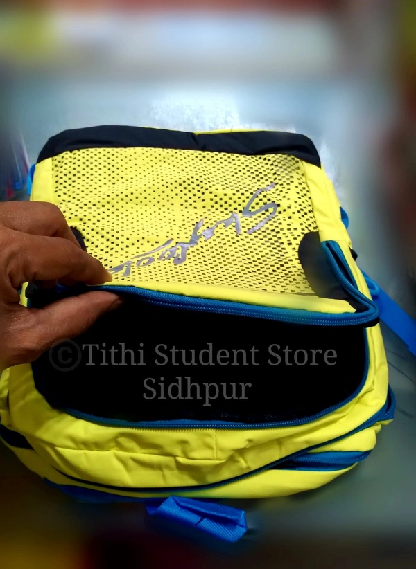 Designer Backpack TSS 122275 - Black + Blue , Black + Blue 