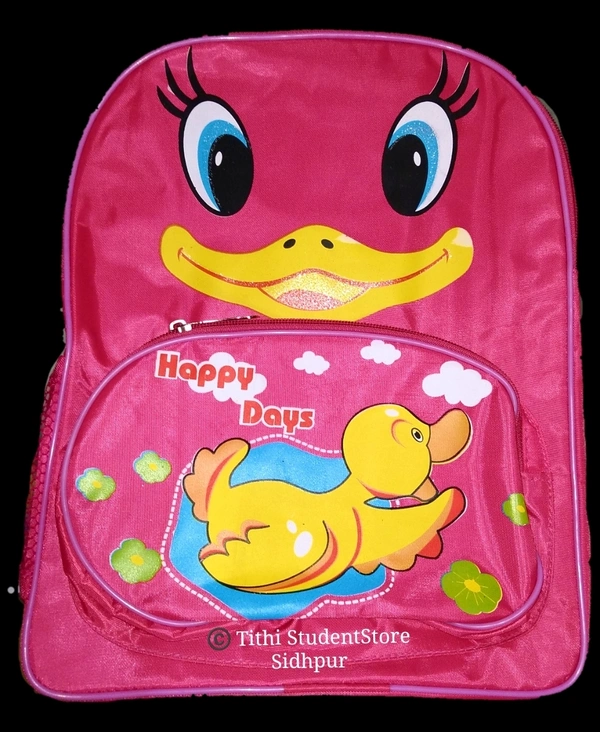 School Bag TSS04125 - For kids , Royal Pink , 11×13×5 inch