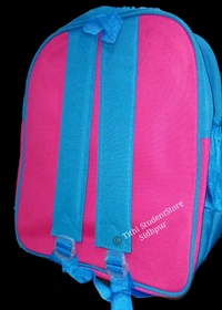 School Bag TSS20155 - Cartoon prints pink and sky color combination. , 11×13×6 inch ,  Made in India 🇮🇳