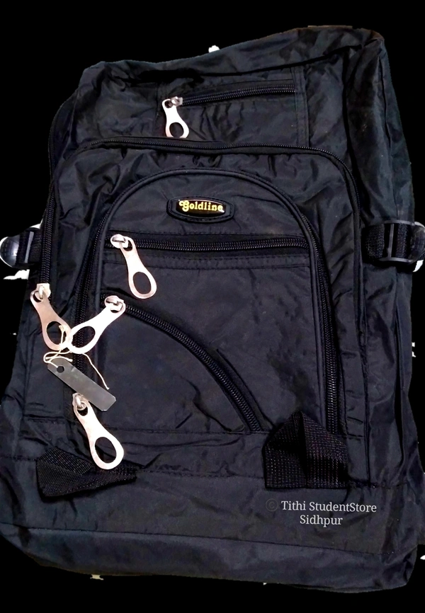 School Bag TSS01150 - Black, 18×12×5 inch, Light weight comfort with sturdy built quality 