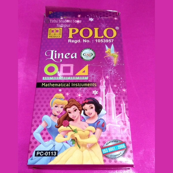 Polo Linea  - 17×9×2 cm, Pink with princess prints , Grab your deal before price hit Rs.85 or more