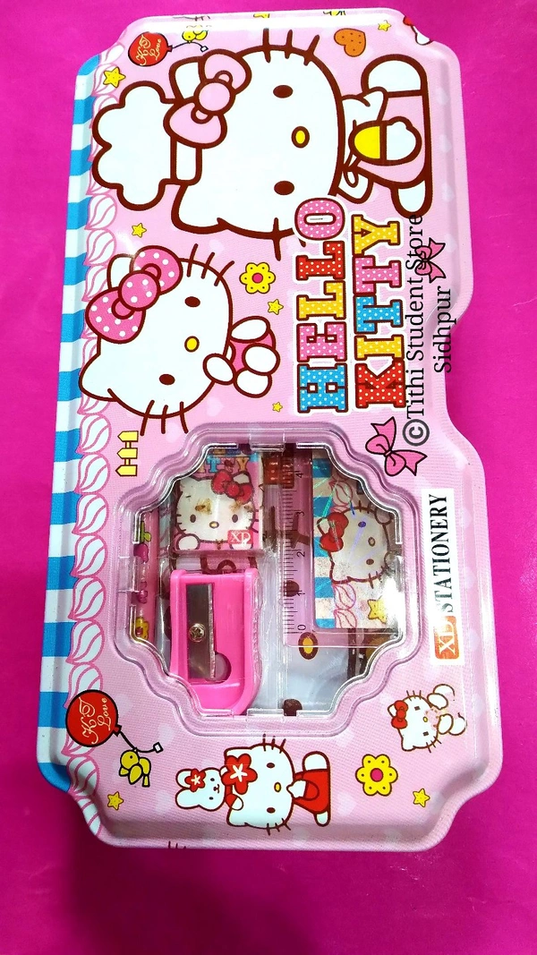Hello Kitty Mathematical Instrument Box - Pink, 21×10.5×2.5 cm, Grab your deal before price hike.