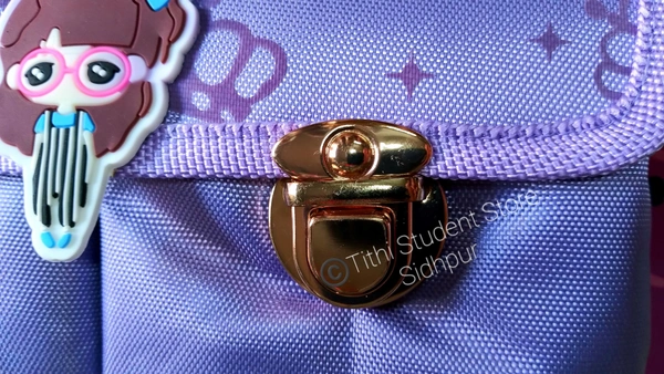 Doll Purple High Capacity Pouch  - Purple , 22×10×7cm, Hurry up only one piece left 