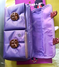 Doll Purple High Capacity Pouch  - Purple , 22×10×7cm, Hurry up only one piece left 