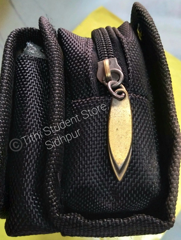 NBA Club USA Black High Capacity Pouch  - Hurry up Only one piece left. , Black , 21×10×6.5 cm