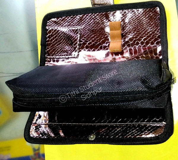 NBA Club USA Black High Capacity Pouch  - Hurry up Only one piece left. , Black , 21×10×6.5 cm
