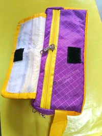 Pencil Pouch  - Purple and Yello combination , 21×9×6 cm