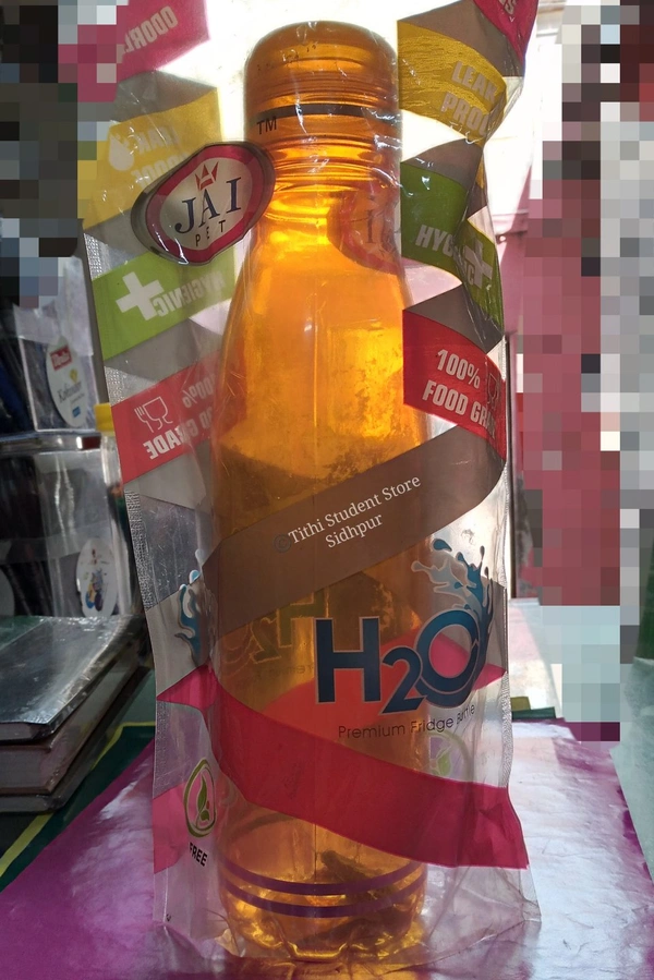 H2O Water Bottle  - Orange, Purple , 1 ltr