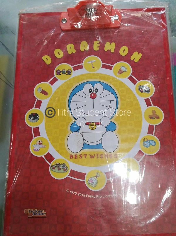 Doraemon Exam Board Sticker Bazaar  - 35 × 24 cm