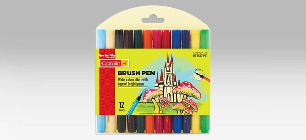 Camlin Brush Pen Colour 