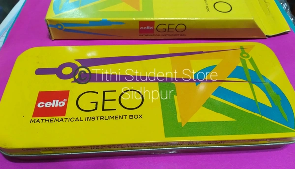 Cello GEO Methematical Instrument Box  - 18×8×2 cm