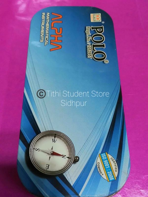 Polo Alpha Mathematical Instruments Box - 18×8.5×2.5 cm approx.