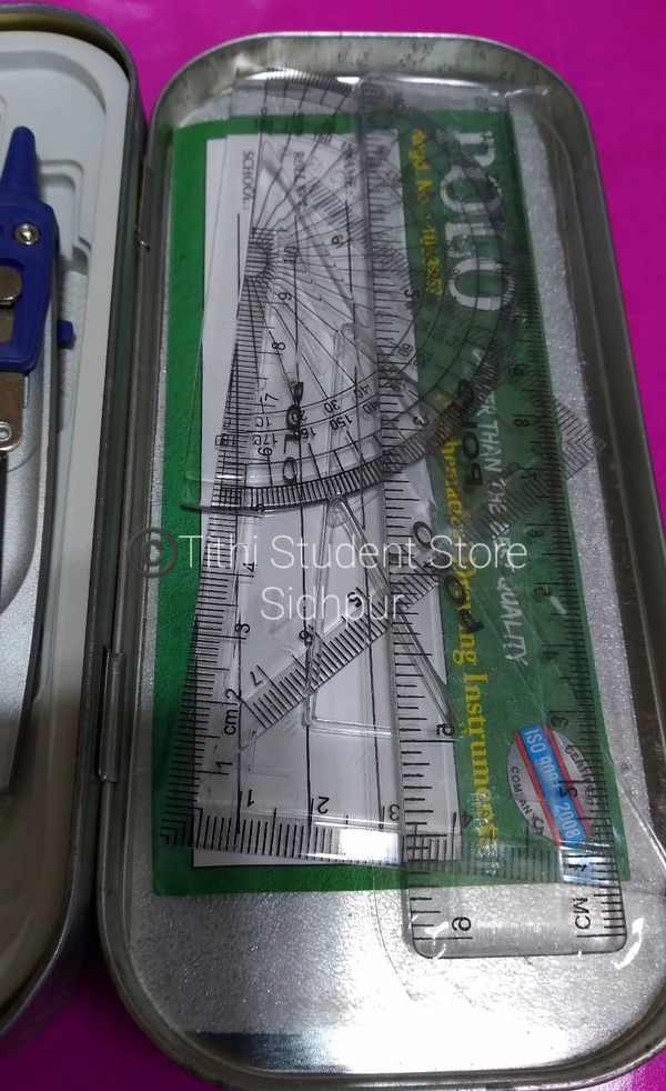 Polo Alpha Mathematical Instruments Box - 18×8.5×2.5 cm approx.
