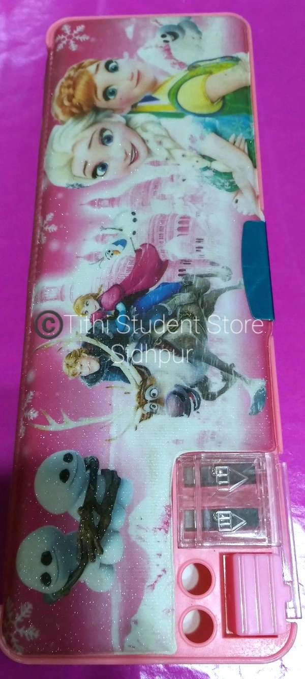 Frozen Elsa And Anna Switch Pencil Box - 23.5×8.5×3 cm approx.