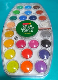 Camlin Water Colour Cakes 24 Shades - 24 shade