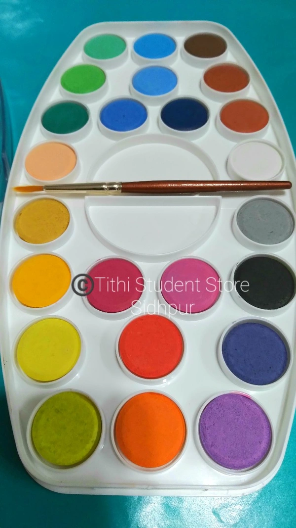 Camlin Water Colour Cakes 24 Shades - 24 shade