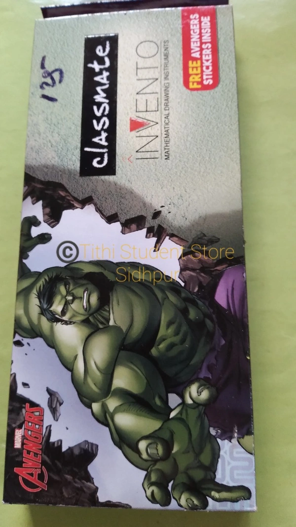 Classmate Invento Mathematical Instrument Box - Hulk